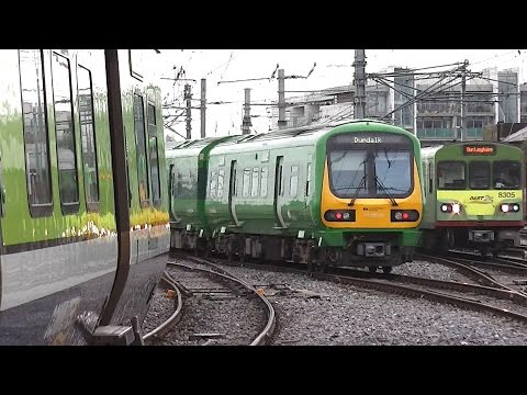 2 x 29000 Class DMU and Dart Trains - Connolly Station, Dublin