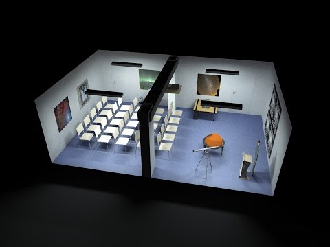 Ein DIALux-Modell entsteht: Sternwarte Sankt Andreasberg