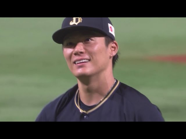 【8回裏】最後は三振で吠えた!! バファローズ・山本由伸 8回9奪三振1失点の力投を見せる!! 2023年7月15日 福岡ソフトバンクホークス 対 オリックス・バファローズ