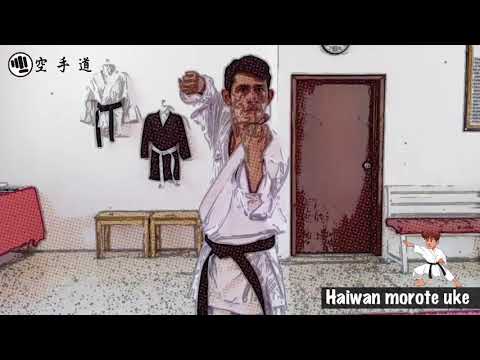 👊 Haiwan morote uke  / Técnicas de Karate Do
