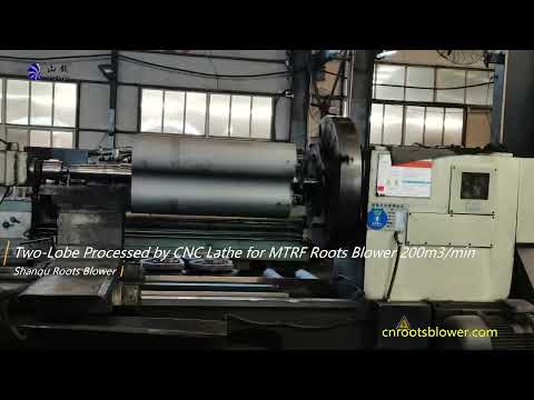 Two lobe processed by CNC Lathe for MTRF Roots Blower 200m3/min