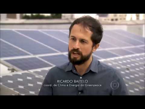 Reportagem do Fantástico sobre a Energia Solar Fotovoltaica no Brasil