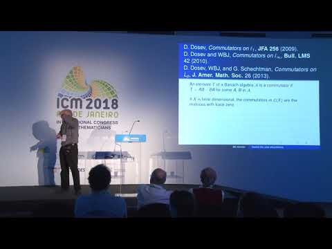 Some 20+ year old problems about Banach spaces and operators on them – W. Johnson – ICM2018