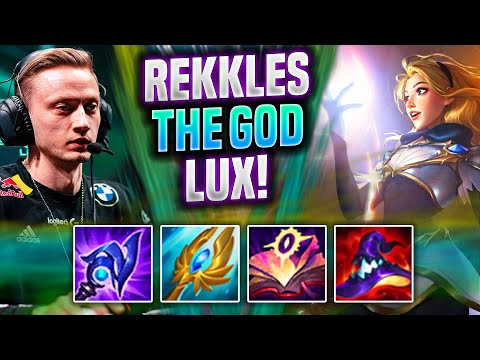 REKKLES IS A GOD WITH LUX IN PRESEASON 2022! - KC Rekkles Plays Lux ADC vs Jinx! | Preseason 2022