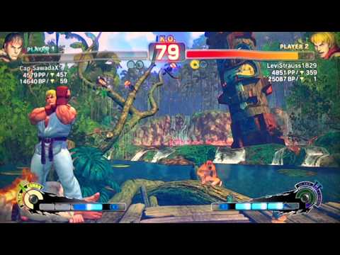 SSF4 AE:2012 Cap SawadaX (Ryu) vs LeviStrauss1829 (Ken)