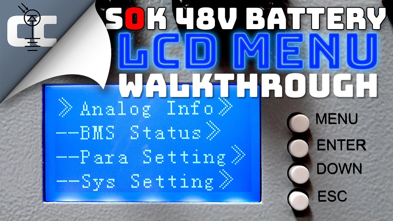 Menu Walkthrough