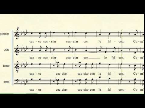 Matona mia cara, by Orlando di Lasso (bass part)