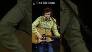 Don McLean - American Pie (1971) | Bye bye Miss American pie