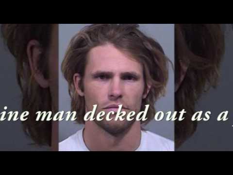 Wayward Pine; Man Dressed as a Tree Arrested for Blocking Traffic