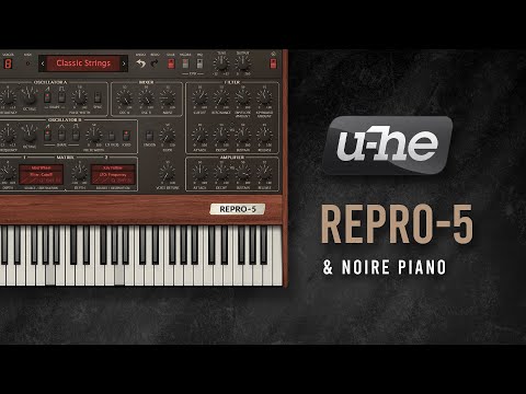 This is how U-he Repro 5 sounds with the Native Instruments piano Noire