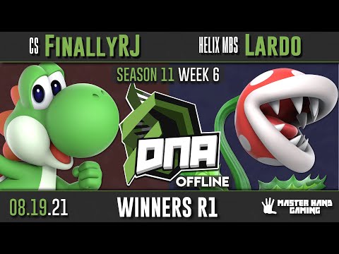 DNA S11:W6 - CS | FinallyRJ (Yoshi) vs Helix MBS | Lardo (Piranha Plant) - WR1
