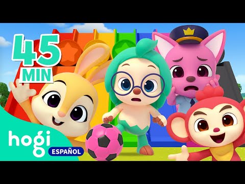 ⚽️Aprende los colores con Pelotas de Fútbol y Más Canciones | Colores | +Colección | Hogi en español