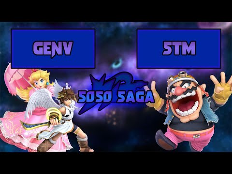 GENV (Pit, Peach) vs STM (Wario) - Soso Saga #1 - SSB Ultimate