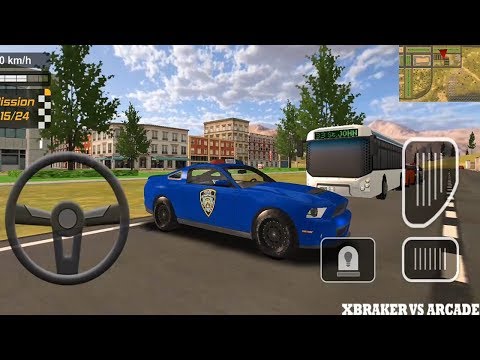 Police Drift Car Driving Special Edition | Police Departament City Blue Car - Android GamePlay HD