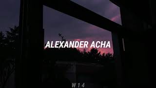 Te amo - Alexander Acha (letra)