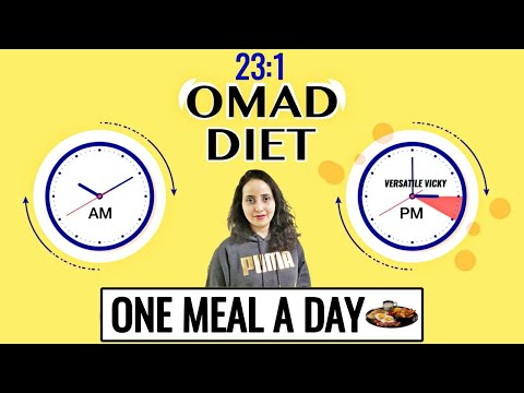 One Meal A Day (OMAD) | 23:1 OMAD Fasting Diet For Extreme Weight Loss Video