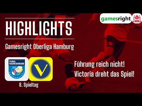 8. Spieltag Gamesright Oberliga Hamburg Highlights TuRa Harksheide - SC Victoria