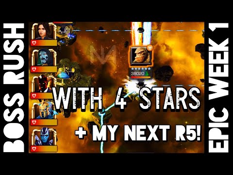 Epic Boss Rush Week 1 - Summer Smackdown Alpha With 4 Stars and Amazing 5 Star Pull