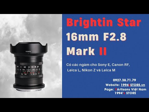 Ống kính Brightin Star 16mm F2.8 Ultra Wide Full-frame