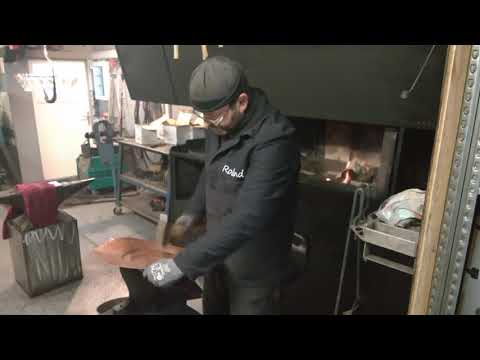 Kupfer dengeln für einen Kronleuchter