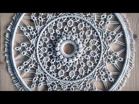 DIY Macrame Star Ornament Tutorial Handmade Christmas Tree Decoration