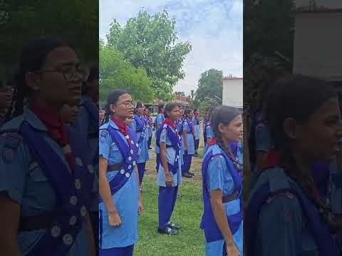 राज्य पुरस्कार शिविर 2026 की फ्लैग होस्टिंग।