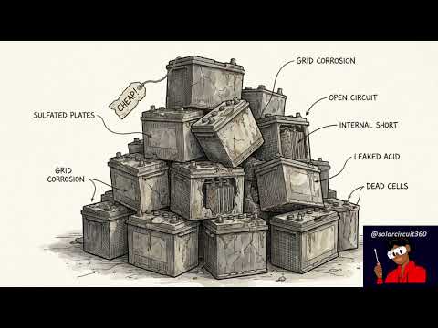 Battery Cycle Cost Calculation: Lead Acid vs LiFePO4