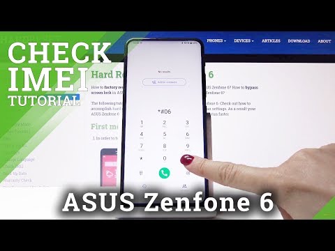 How to Find IMEI and Serial Number in ASUS Zenfone 6  –  IMEI & Serial Number Checkup