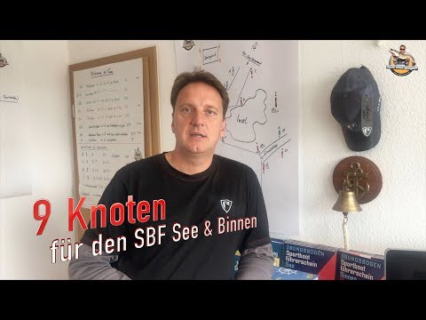 Knots 🪢 9 knots in 10 minutes for the SBF Sea & Inland