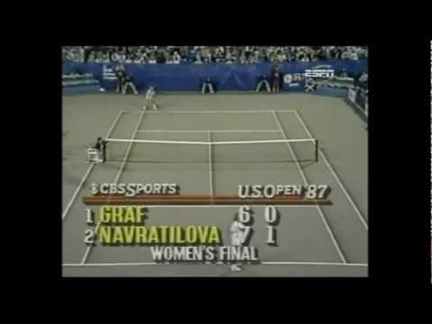 Martina Navratilova vs Steffi Graf 1987 US Open 2°Set