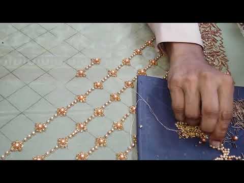 New Bridal Lehenga Design ( Embroidery Beads Work )