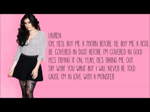 Fifth Harmony - I'm in love with a monster ( Official Lyrics)