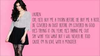 Fifth Harmony - I&#39;m in love with a monster ( Official Lyrics)