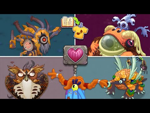 Rare Cahoot, Epic Bisonorus, Epic Tympa & MORE! - All Animations, Breeding (My Singing Monsters)
