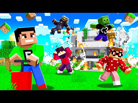 FuzionDroid - Minecraft PE : I BLEW UP THE REALMS SMP! (Prank)