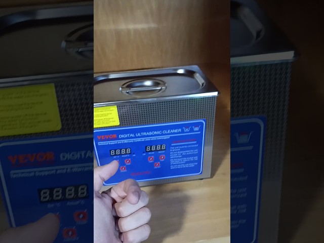 Vídeo relacionado con VEVOR Limpiador ultrasónico, 22L Limpiador Ultrasonidos Profesional de Acero Inoxidable, 480W Máquina de Ultrasonido con Temporizador Digital, Temperatura Ajustable, para Joyas, Relojes, Laboratorio