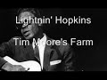 Lightnin' Hopkins-Tim Moore's Farm