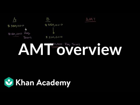 AMT overview | Taxes | Finance & Capital Markets | Khan Academy