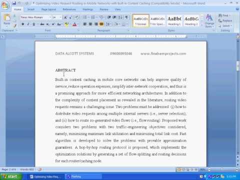 Optimizing Video Request Routing in Mobile Networks with Built-in Content Caching