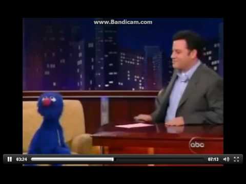 Grover on Jimmy Kimmel! 2004 (rare)