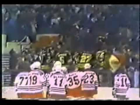 Boston Bruins Go Into The Stands In 1979
