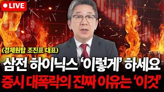 삼성전자 SK하이닉스 단 한 주라도 있다면 '이렇게' 하세요. 폭락의 진짜 이유. ( 조진표 대표 )