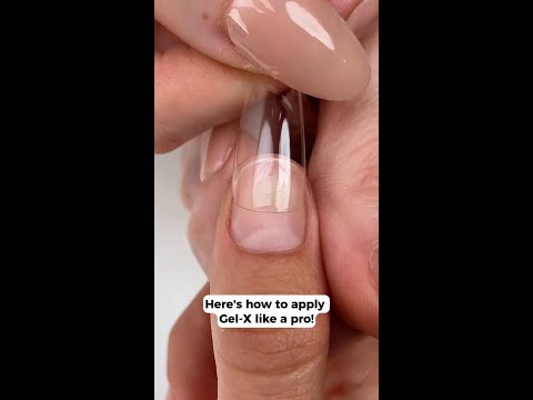 How to apply Gel-X Tips Like A Pro 💅