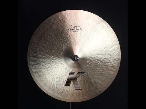 Zildjian K Custom 22" Dark Ride Cymbal Video 2663g image 11