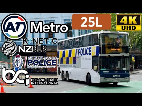 [Auckland Transport New Zealand Bus: 25L City Centre to Mount Eden, Lynfield] BCI Citirider AT Metro