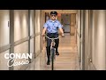Conan Becomes A Security Guard Late Night With Conan O Brien