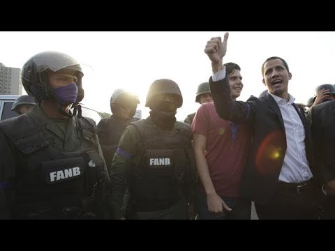 USA Trump backed Venezuela Guaido takes to streets in military uprising Breaking News April 30 2019 Video