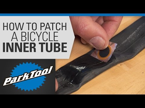 Showing Proper Use of Tube Repair Patches