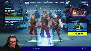 Pretending to be Santa in Fortnite - VOD