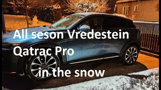 All season Vredestein Quatrac Pro in the snow  - See how terriible they are before you buy them